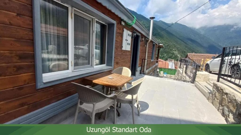 فلل للايجار في اوزنجول اطلالة على بحيرة اوزنجول والجبال الخضراء 10 Uzungöl Standart Oda